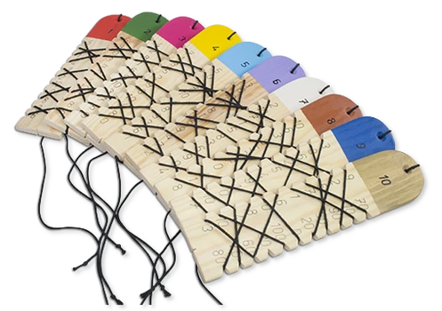 10 Bandolinos aus Holz