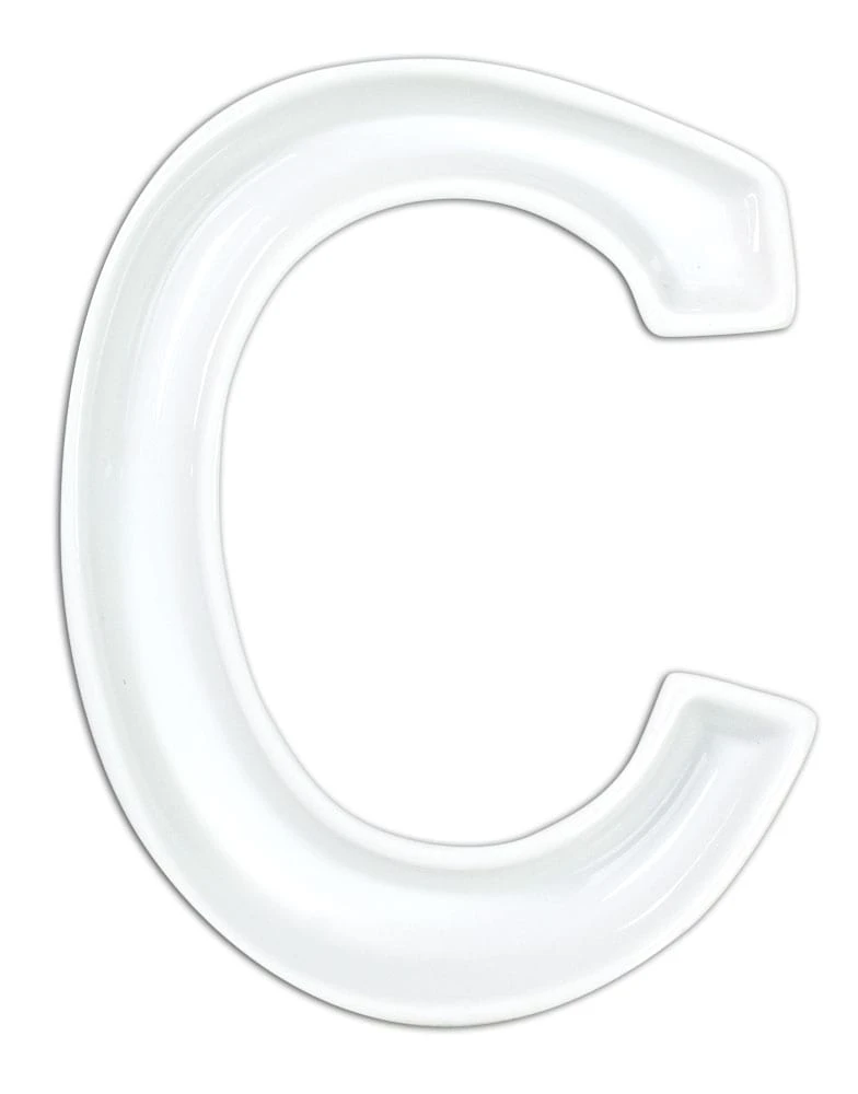 Porzellanbuchstabe C