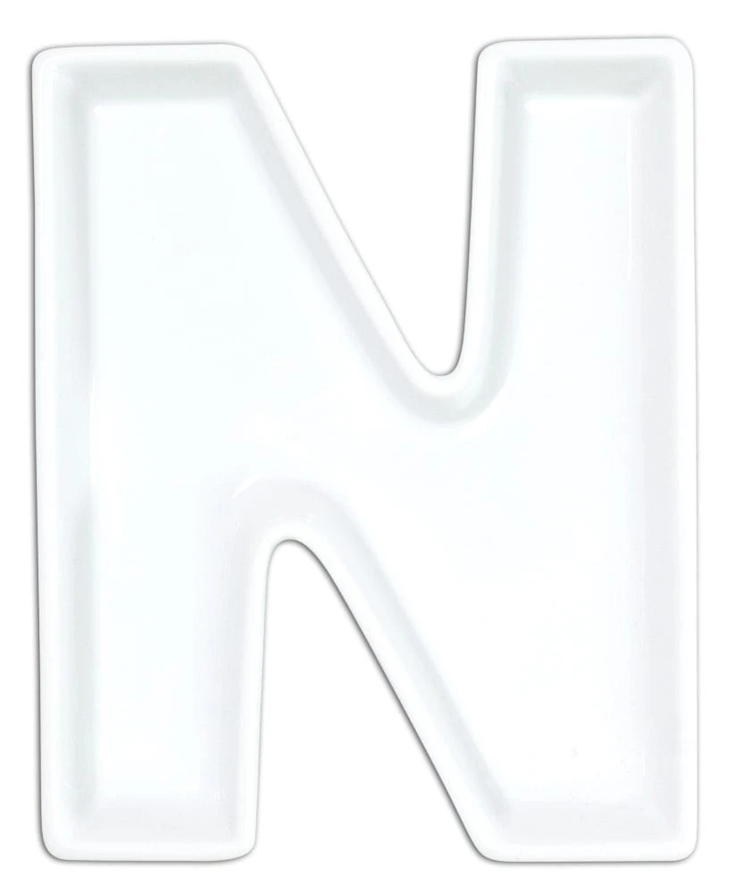 Porzellanbuchstabe N