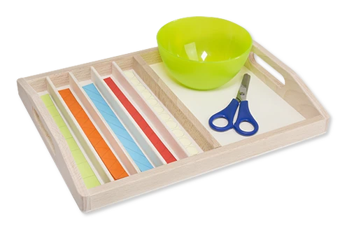 Montessori Schneideübung