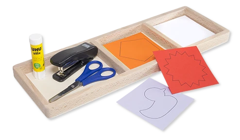 Montessori Schneideübung