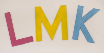 LMK Logo Holzbuchstaben